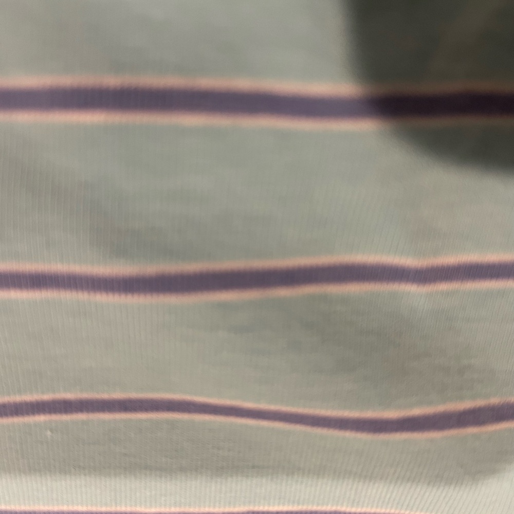 Peter Millar Light Blue Striped Polo Shirt - Picture 4 of 9